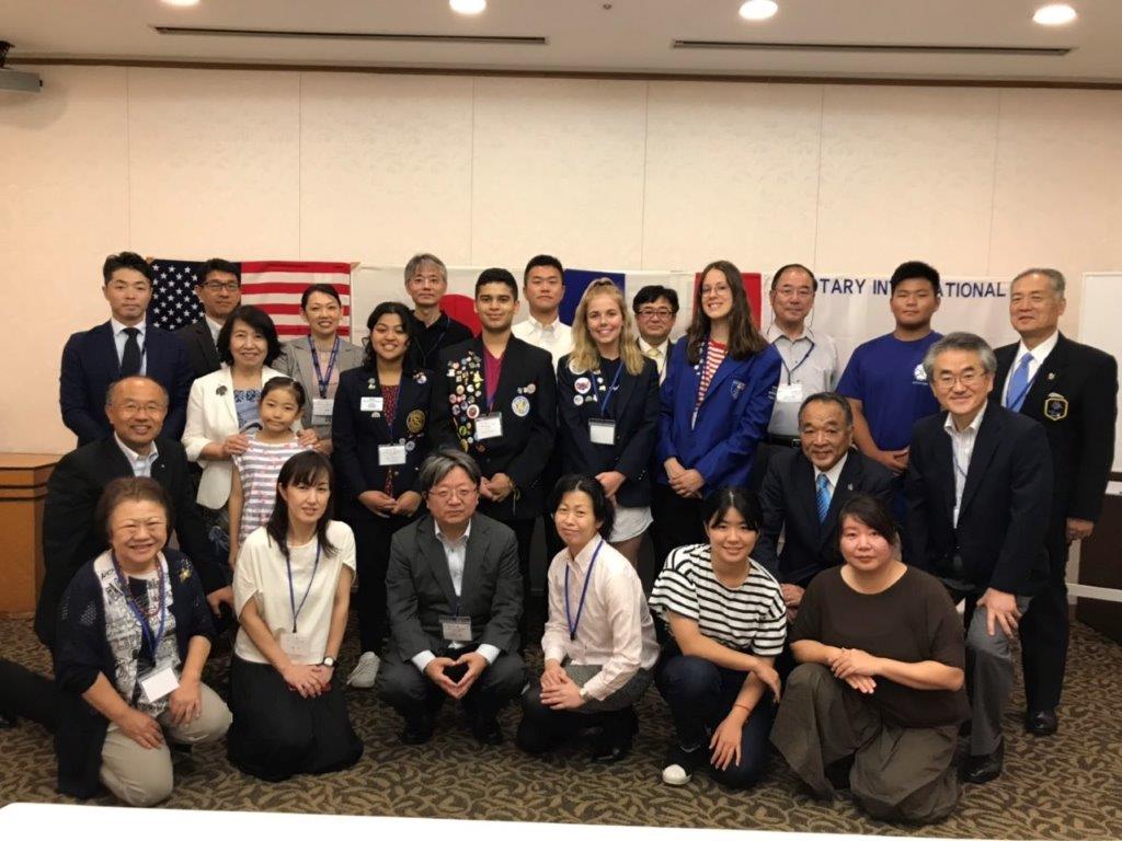 2019年8月長期青少年交換留学生来日