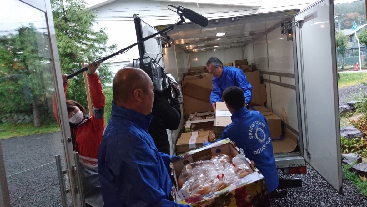 2019年10月台風19号被災地（丸森町）復旧支援